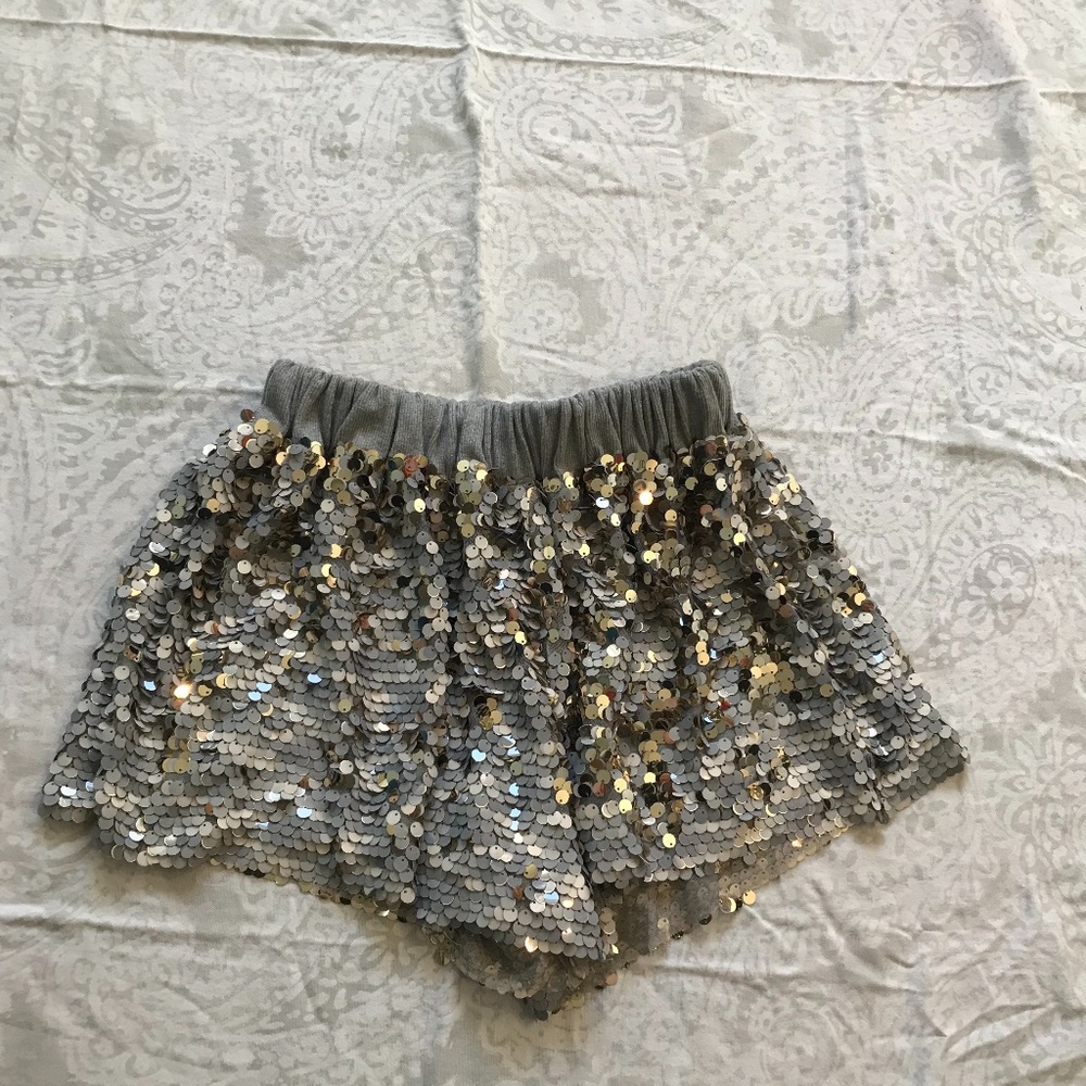bishop + young sequin shorts